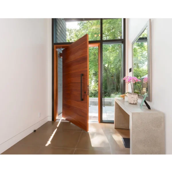 Modern Front Door Pivot Wood Doors